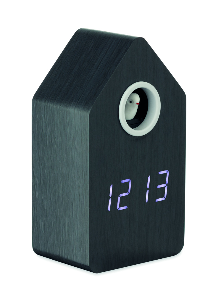 Logotrade promotional product image of: MDF cuckoo alarm clock