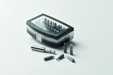 Logo trade promotional merchandise image of: 32 pcs screwdriver bit set
