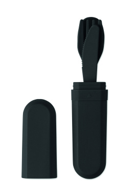 Logotrade corporate gifts photo of: Cutlery set and case in PLA