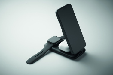 Logotrade promotional items photo of: 3 in 1 wireless charger 15W