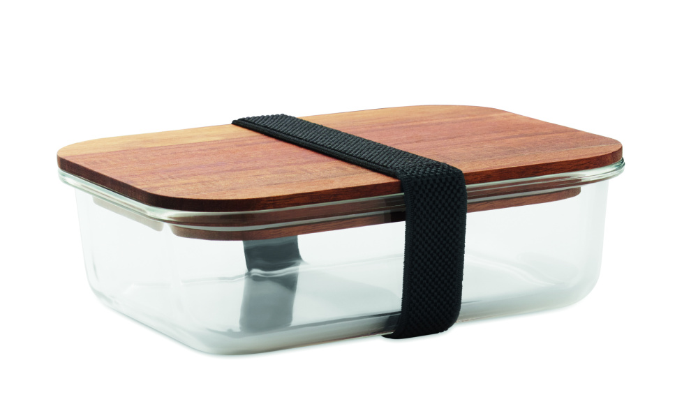 Logo trade promotional items picture of: Glass lunch box 800ml