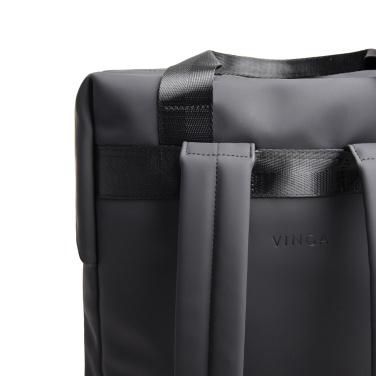 Logo trade promotional giveaways picture of: VINGA Baltimore RCS tote backpack