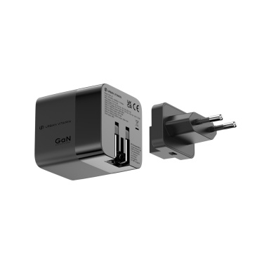Logotrade corporate gift image of: Urban Vitamin Mendocino 65W GaN charger retractable cable
