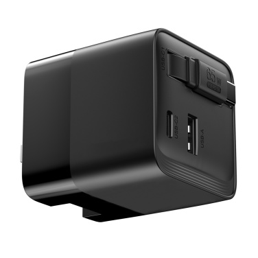 Logotrade promotional merchandise picture of: Urban Vitamin Mendocino 65W GaN charger retractable cable