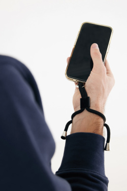 Logo trade business gift photo of: CarryLoop RCS recycled PET adjustable phone holder wristlet