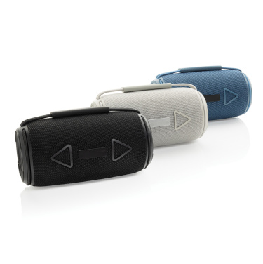 Logo trade promotional merchandise image of: Prisma RCS recycled plastic IPX 4 waterpoof 16W speaker