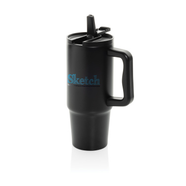 Logo trade promotional giveaways picture of: Embrace Leakproof RCS recycled stainless steel tumbler 900ml