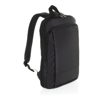 Logo trade promotional merchandise image of: Flexpack Aware™ RPET Expandable Slim 15.6" Laptop Backpack