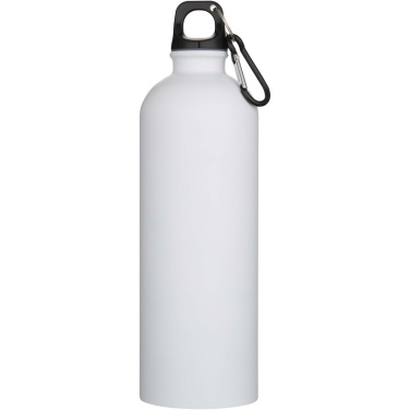 Logotrade promotional products photo of: Oregon 750 ml matte RCS recycled single wall stainless steel water bottle with carabiner