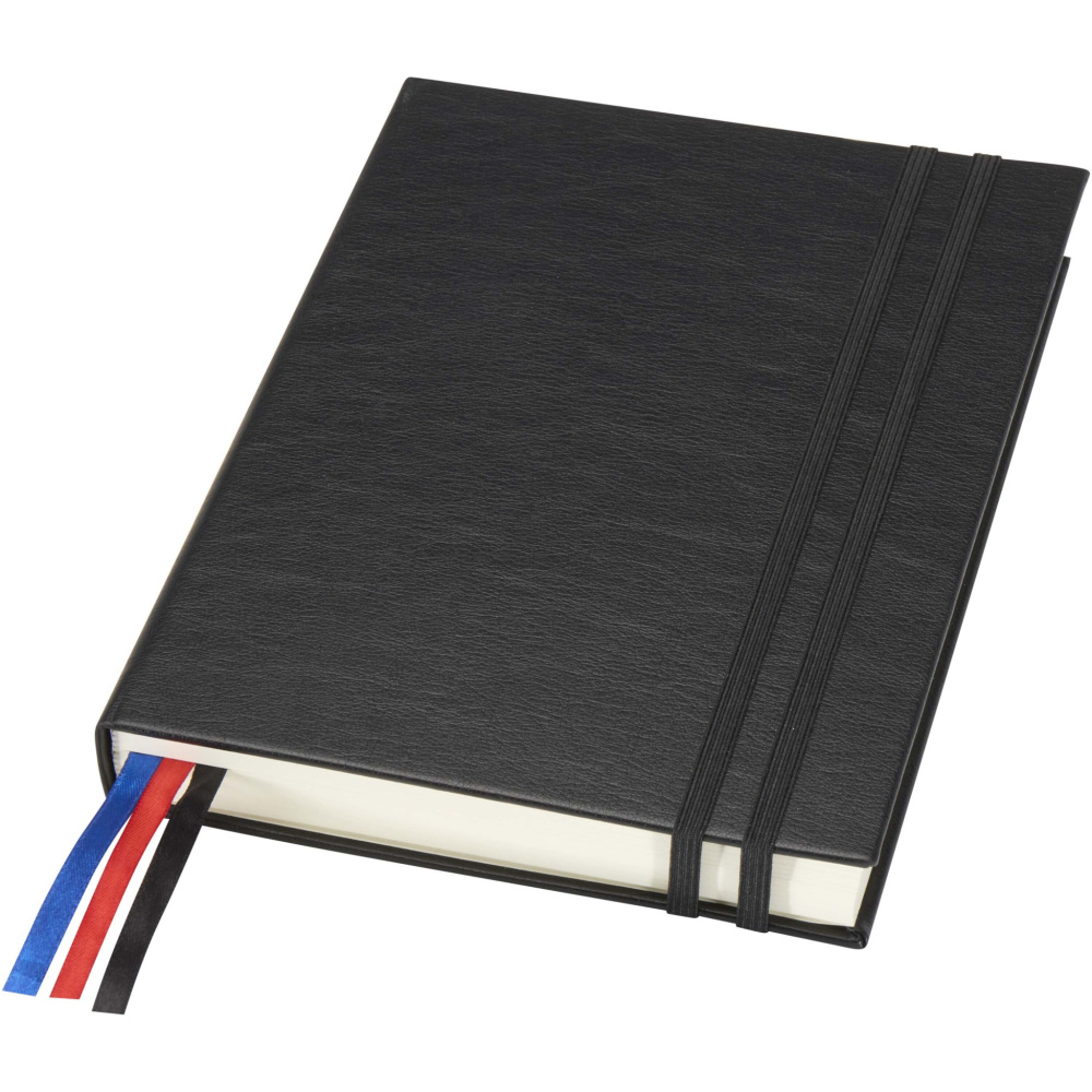 Logo trade promotional gifts picture of: Alder A5 hard cover notebook