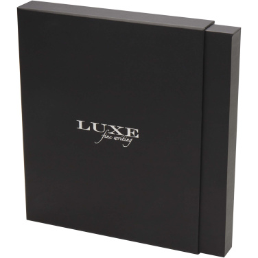 Logo trade advertising products image of: Legato Elegance A5 hard cover notebook and rollerball pen set