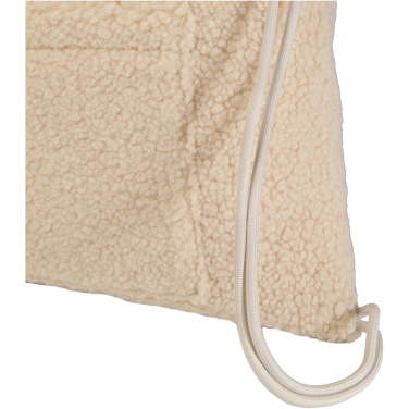 Logotrade promotional item picture of: Bear GRS recycled sherpa drawstring backpack 9L