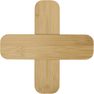 Logotrade corporate gifts photo of: Croc bamboo trivet - large