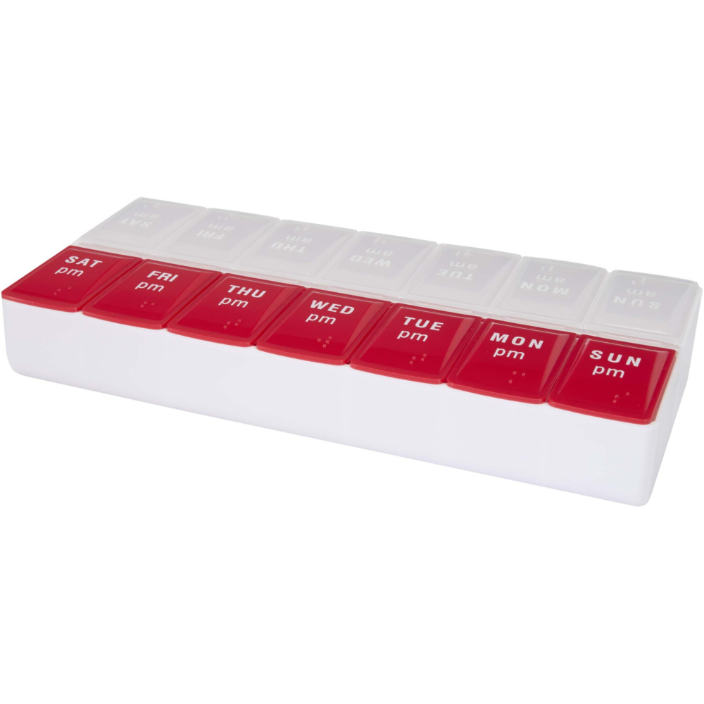 Logo trade promotional items image of: Cycle 7-day AM/PM multi-vitamin organiser