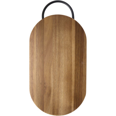 Logotrade promotional item image of: Prestige acacia wood chopping board with bread knife