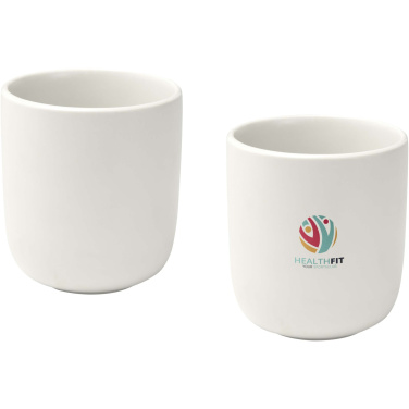Logotrade promotional merchandise picture of: Male 200 ml ceramic cups - set of 2