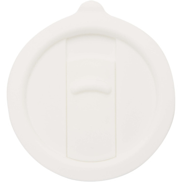 Logo trade promotional giveaways picture of: Carter 450 ml ceramic mug with plastic lid