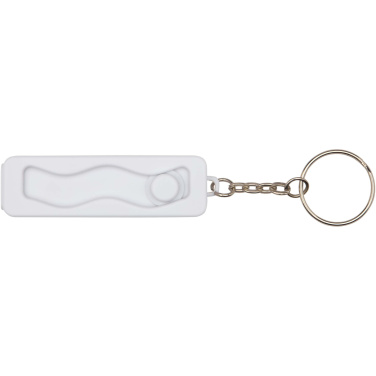 Logo trade promotional merchandise image of: Aggia recycled plastic phone stand with fidget toy