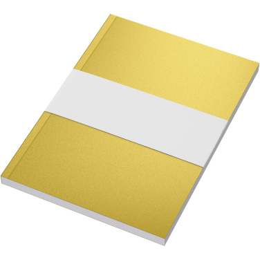 Logo trade promotional products picture of: Novella Austen A5 metallic soft cover notebook - 100 sheets