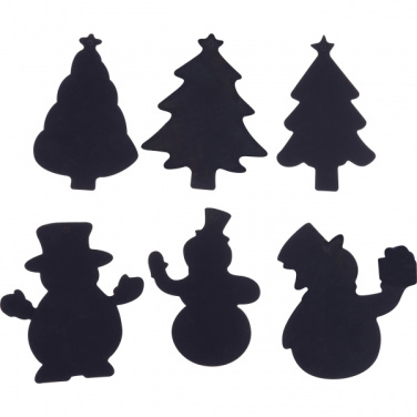 Logo trade advertising products image of: Scratch-off Christmas ornaments SOUTH POLE