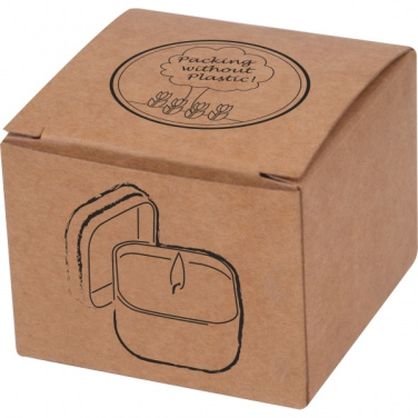 Logotrade promotional products photo of: Candle in tin PRAGUE