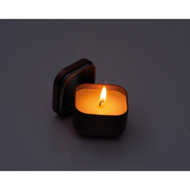 Logotrade promotional products photo of: Candle in tin PRAGUE