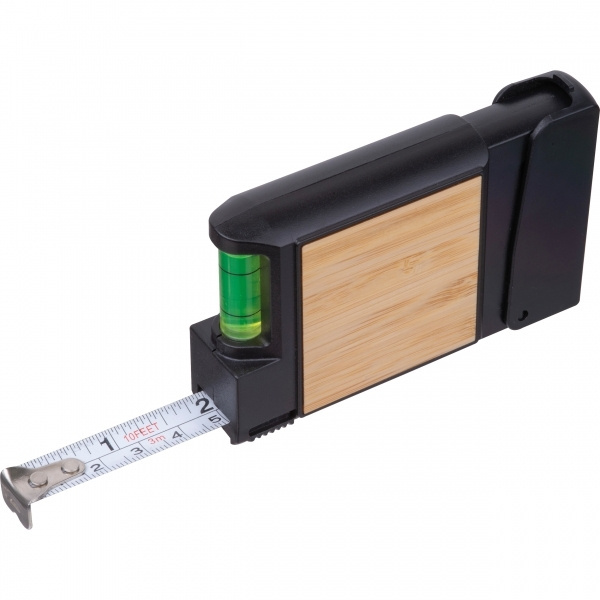 Logotrade corporate gifts photo of: 3-Meter Tape Measure with Level HALIFAX