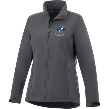 Logo trade promotional giveaways image of: Maxson women's softshell jacket