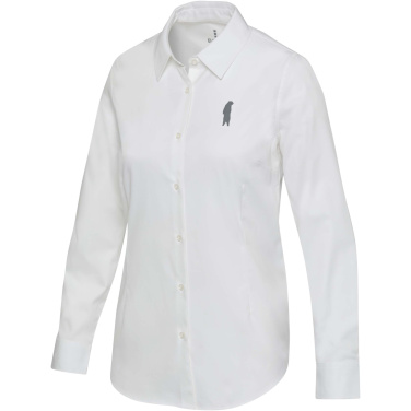 Logo trade business gift photo of: Citrine twill women's shirt