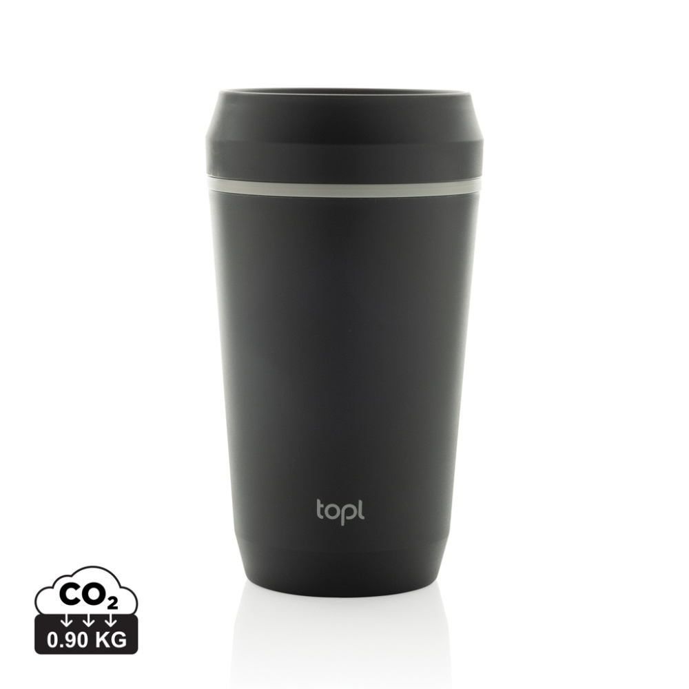 Logo trade promotional giveaways picture of: Topl Recycled Plastic To Go Tumbler Patented 360 Lid 354ml