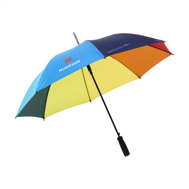 Logo trade promotional giveaways image of: Colorado RCS RPET umbrella 23 inch