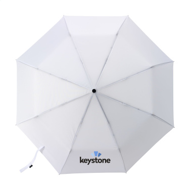 Logotrade business gift image of: Michigan foldable RCS RPET umbrella 21 inch