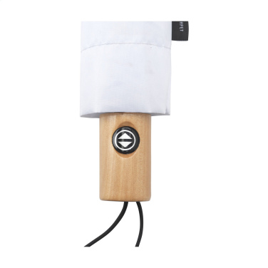 Logotrade promotional product picture of: Michigan foldable RCS RPET umbrella 21 inch