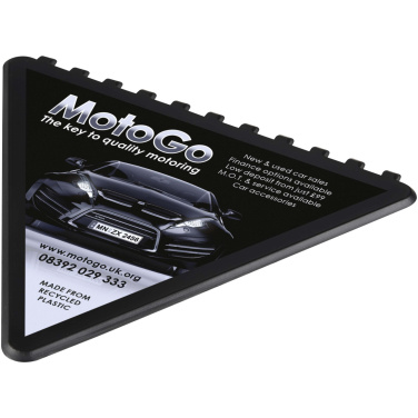 Logo trade advertising product photo of: Frosty triangular recycled plastic ice scraper