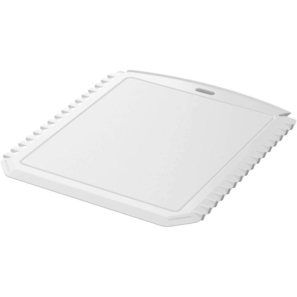 Logo trade promotional products image of: Thrym rectangular recycled plastic ice scraper