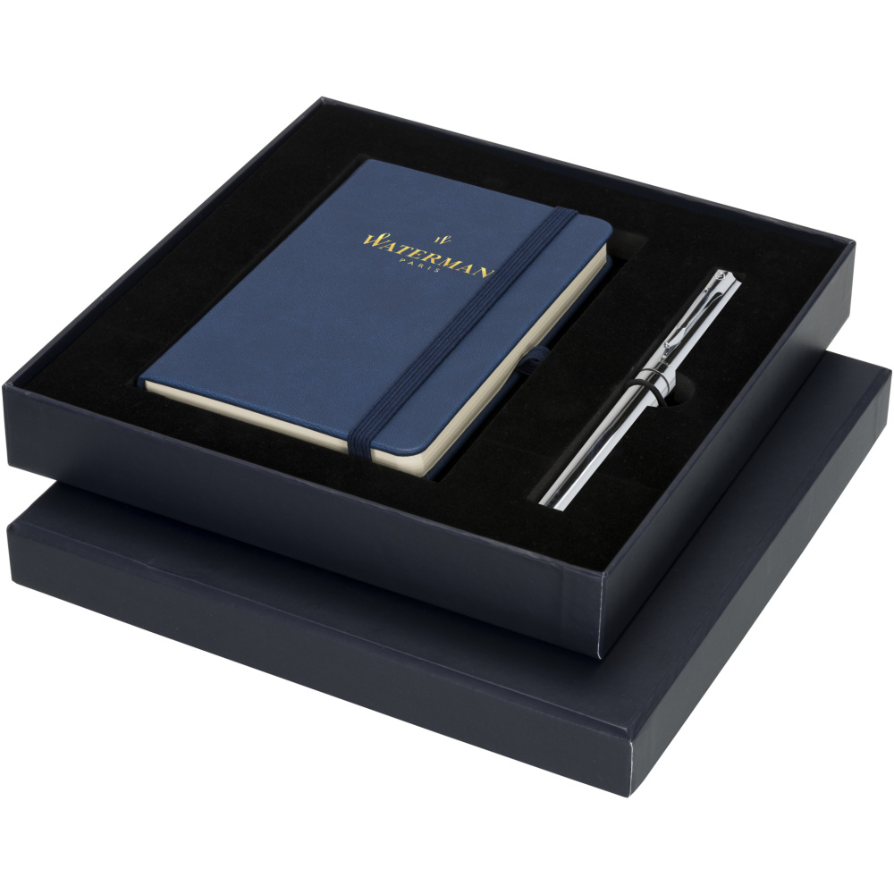 Logo trade promotional product photo of: Waterman gift box with A6 notebook