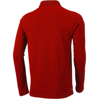 Logo trade advertising products image of: Oakville long sleeve men's polo