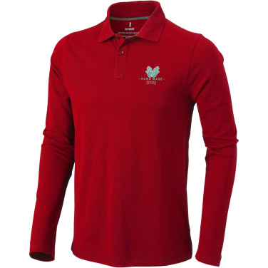 Logo trade promotional item photo of: Oakville long sleeve men's polo