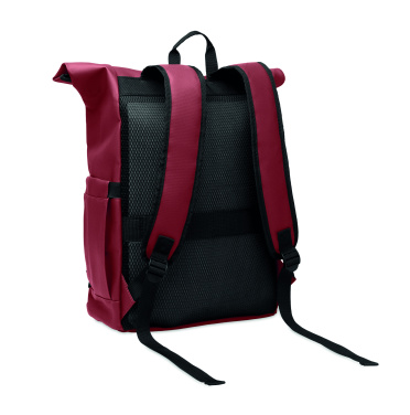 Logo trade promotional products image of: Rolltop laptop rucksack 600D