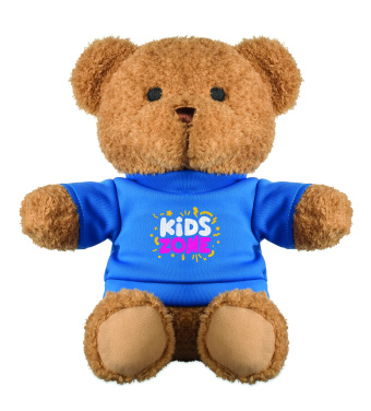 Logotrade promotional gift picture of: Teddy bear with t-shirt 23 cm
