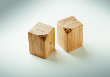 Logotrade promotional merchandise image of: Bamboo salt & pepper set