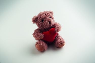 Logotrade promotional gift picture of: Teddy bear plush with heart