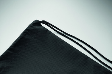 Logo trade corporate gifts image of: Drawstring bag RPET non-woven