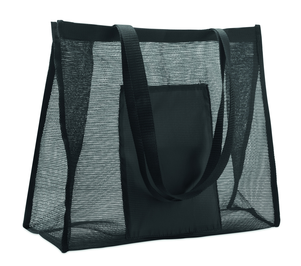 Logo trade business gift photo of: RPET mesh shopping bag