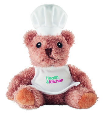 Logo trade promotional giveaways picture of: Teddy bear plush chef