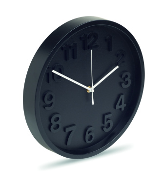 Logo trade advertising products picture of: Wall clock in PP