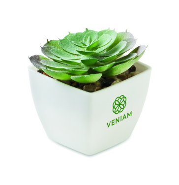 Logo trade business gifts image of: Mini artificial plant
