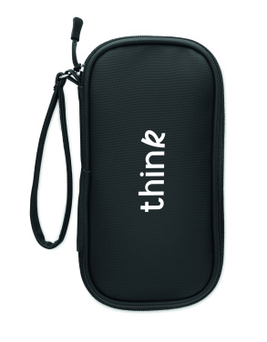 Logo trade promotional merchandise photo of: Tech organiser pouch 600D RPET