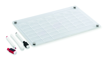 Logo trade promotional item photo of: Magnetic acrylic planner