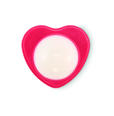 Logo trade promotional gift photo of: Heart shape vegan lip balm